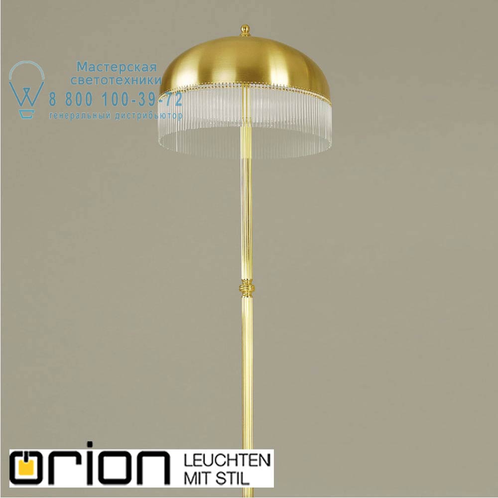 orion leuchten Stl 12-867/3 MS St&auml;bchenserie floor light, satin brass finish торшер