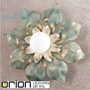 Иконка orion leuchten DL 7-577/1 Antik/grün Flower Ceiling Light, Antique green finish светильник