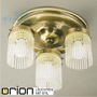 Иконка orion leuchten DLU 1388/3+1 Patina St&auml;bchenserie ceiling light, 4 lamps, antique brass finish светильник